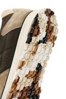 Men's Mink Lace-up Leather Sneaker | Derimod Men's Mink Lace-up Leather Sneaker | Derimod