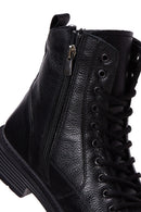 Men's Black Leather Classic Boots | Derimod Men's Black Leather Classic Boots | Derimod