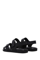 Men's Black Nubuck Leather Sandals | Derimod Men's Black Nubuck Leather Sandals | Derimod