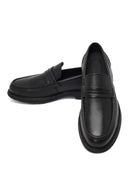 Men's Black Leather Loafer | Derimod Men's Black Leather Loafer | Derimod