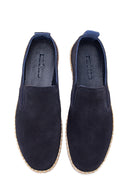 Erkek Lacivert Süet Deri Loafer | Derimod Erkek Lacivert Süet Deri Loafer | Derimod
