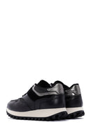 Kadın Siyah Kalın Tabanlı Deri Sneaker | Derimod Kadın Siyah Kalın Tabanlı Deri Sneaker | Derimod