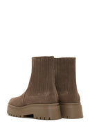 Women's Suede Leather Chelsea Boots | Derimod Women's Suede Leather Chelsea Boots | Derimod