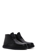 Men's Black Leather Boots | Derimod Men's Black Leather Boots | Derimod