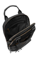 Women's Black Suede Backpack | Derimod Women's Black Suede Backpack | Derimod