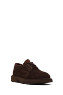 Men's Brown Lace-Up Suede Leather Casual Shoes | Derimod Men's Brown Lace-Up Suede Leather Casual Shoes | Derimod