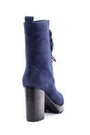 Women's Heeled Suede Leather Boots | Derimod Women's Heeled Suede Leather Boots | Derimod