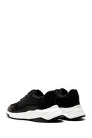 Erkek Siyah Deri Sneaker | Derimod Erkek Siyah Deri Sneaker | Derimod