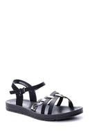 Women's Silver Detailed Sandals | Derimod Women's Silver Detailed Sandals | Derimod