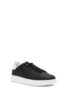 ACBC x Derimod Men's Black Lace-Up Sneakers | Derimod ACBC x Derimod Men's Black Lace-Up Sneakers | Derimod