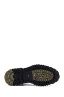 Men's Black Leather Zippered Boots | Derimod Men's Black Leather Zippered Boots | Derimod