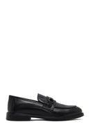 Men's Black Buckled Leather Loafer | Derimod Men's Black Buckled Leather Loafer | Derimod