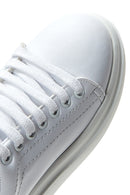 Kadın Beyaz Kalın Tabanlı Sneaker | Derimod Kadın Beyaz Kalın Tabanlı Sneaker | Derimod