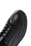 Erkek Siyah Deri Sneaker | Derimod Erkek Siyah Deri Sneaker | Derimod