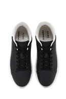 ACBC x Derimod Men's Black Lace-Up Sneakers | Derimod ACBC x Derimod Men's Black Lace-Up Sneakers | Derimod