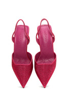 Women's Pink Stone Heeled Shoes | Derimod Women's Pink Stone Heeled Shoes | Derimod