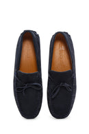 Erkek Lacivert Süet Deri Casual Loafer | Derimod Erkek Lacivert Süet Deri Casual Loafer | Derimod