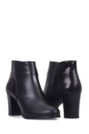 Crocodile Detailed Women's Boots | Derimod Crocodile Detailed Women's Boots | Derimod
