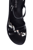 Women's Silver Detailed Sandals | Derimod Women's Silver Detailed Sandals | Derimod