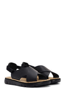 Camper Women's Black Oruga Sandals | Derimod Camper Women's Black Oruga Sandals | Derimod