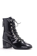 Women's Patent Leather Boots | Derimod Women's Patent Leather Boots | Derimod