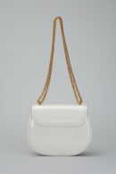 Women's Leather Shoulder Bag with Chain Handle | Derimod Women's Leather Shoulder Bag with Chain Handle | Derimod