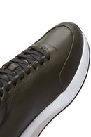 Erkek Yeşil Deri Sneaker | Derimod Erkek Yeşil Deri Sneaker | Derimod