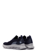 Derimod Zero Men's Navy Blue Lace-Up Thick Sole Sneaker | Derimod Derimod Zero Men's Navy Blue Lace-Up Thick Sole Sneaker | Derimod