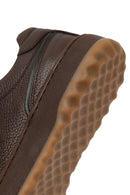 Erkek Kahverengi Bağcıklı Deri Sneaker | Derimod Erkek Kahverengi Bağcıklı Deri Sneaker | Derimod