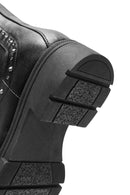 Women's Black Stone Detailed Leather Chelsea Boots | Derimod Women's Black Stone Detailed Leather Chelsea Boots | Derimod