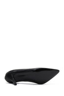 Kadın Siyah Deri Stiletto | Derimod Kadın Siyah Deri Stiletto | Derimod