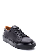 Erkek Siyah Deri Sneaker | Derimod Erkek Siyah Deri Sneaker | Derimod