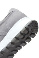 Kadın Antrasit Süet Deri Sneaker | Derimod Kadın Antrasit Süet Deri Sneaker | Derimod