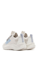 Derimod Zero Women's Grey Thick-Soled Lace-Up Fabric Sneakers | Derimod Derimod Zero Women's Grey Thick-Soled Lace-Up Fabric Sneakers | Derimod