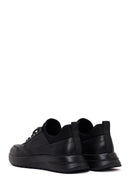 Erkek Siyah Bağcıklı Kalın Tabanlı Deri Sneaker | Derimod Erkek Siyah Bağcıklı Kalın Tabanlı Deri Sneaker | Derimod