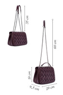 Women's Burgundy Long Strap Crossbody Bag | Derimod Women's Burgundy Long Strap Crossbody Bag | Derimod