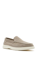 Erkek Bej Süet Deri Casual Loafer | Derimod Erkek Bej Süet Deri Casual Loafer | Derimod