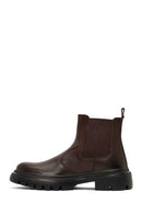 Men's Brown Leather Chelsea Boot | Derimod Men's Brown Leather Chelsea Boot | Derimod