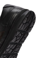 Erkek Siyah Bağcıklı Deri Sneaker | Derimod Erkek Siyah Bağcıklı Deri Sneaker | Derimod