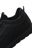 Men's Black Nubuck Leather Casual Shoes | Derimod Men's Black Nubuck Leather Casual Shoes | Derimod