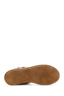 Kadın Taba Deri Comfort Sandalet | Derimod Kadın Taba Deri Comfort Sandalet | Derimod