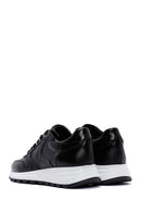 Kadın Siyah Kalın Tabanlı Deri Sneaker | Derimod Kadın Siyah Kalın Tabanlı Deri Sneaker | Derimod