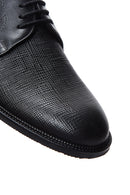 Men's Printed Leather Classic Shoes | Derimod Men's Printed Leather Classic Shoes | Derimod