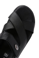 Women's Black Comfort Sandals | Derimod Women's Black Comfort Sandals | Derimod