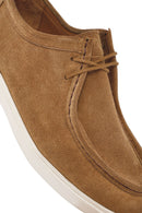 Men's Tan Suede Leather Casual Shoes | Derimod Men's Tan Suede Leather Casual Shoes | Derimod