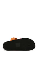 Women's Pink Suede Leather Slippers | Derimod Women's Pink Suede Leather Slippers | Derimod