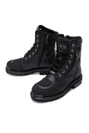 Harley Davidson Erkek Siyah Riddick Deri Postal Bot | Derimod Harley Davidson Erkek Siyah Riddick Deri Postal Bot | Derimod