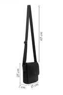 Male Black Leather Messenger Bag | Derimod Male Black Leather Messenger Bag | Derimod