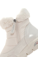 Skechers Kadın Beyaz Arch Fit Smooth - Cool Puff Rugan Kalın Tabanlı Bot | Derimod Skechers Kadın Beyaz Arch Fit Smooth - Cool Puff Rugan Kalın Tabanlı Bot | Derimod