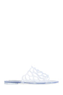 Women's Transparent Patterned Jelly Slippers | Derimod Women's Transparent Patterned Jelly Slippers | Derimod